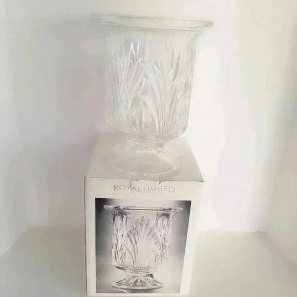 Royal limited Crystal traditional Hurricane candle included - Picture 1 of 4